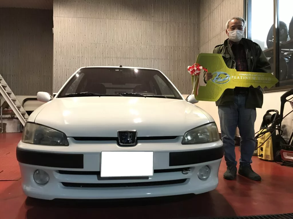 プジョー１０６ラリーご納車おめでとうございます Platinum Road Gifu プラチナムロード岐阜